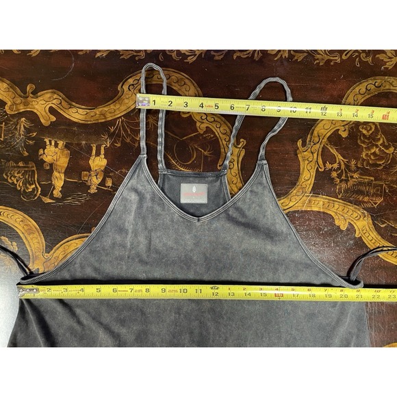 Free People Movement Hot Shot One Piece Jumpsuit Washed Black Oversized Lounge L - Picture 7 of 15